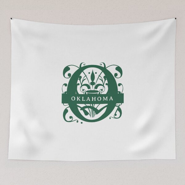 Item preview, Oklahoma State Split Letter Monogram designed and sold by US States Merch.