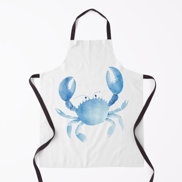 Item preview, Vibrant Blue Watercolor Crab Design for Coastal Decor designed and sold by WishMerge.