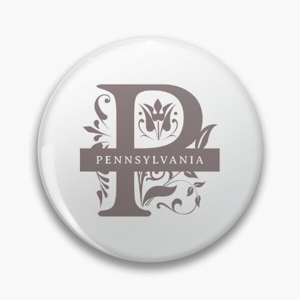 Item preview, Pennsylvania State Split Letter Monogram designed and sold by US States Merch.