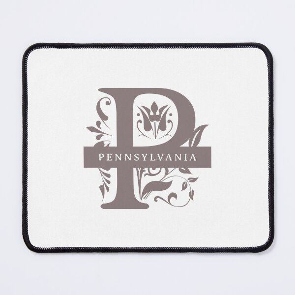 Item preview, Pennsylvania State Split Letter Monogram designed and sold by US States Merch.