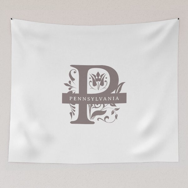 Item preview, Pennsylvania State Split Letter Monogram designed and sold by US States Merch.