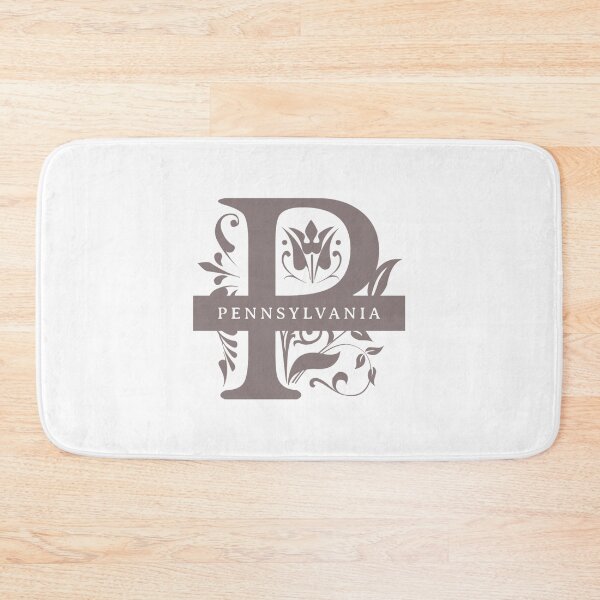 Item preview, Pennsylvania State Split Letter Monogram designed and sold by US States Merch.