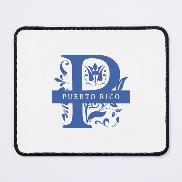 Item preview, Puerto Rico State Split Letter Monogram designed and sold by US States Merch.