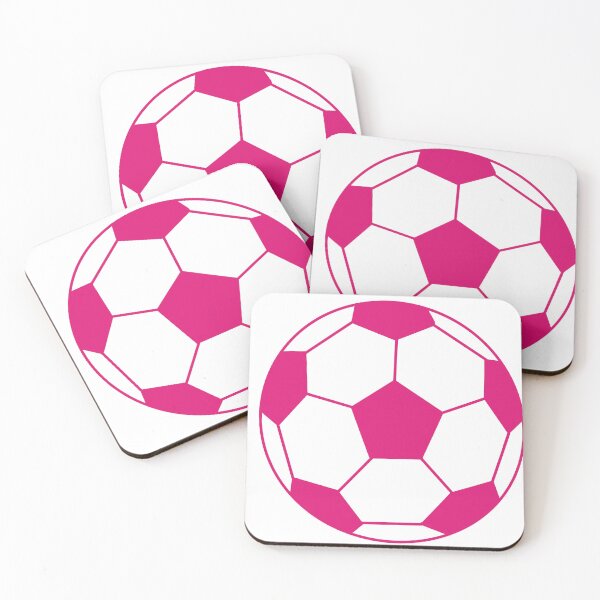 Item preview, Soccer Ball Bright Pink designed and sold by Whylimecreates.