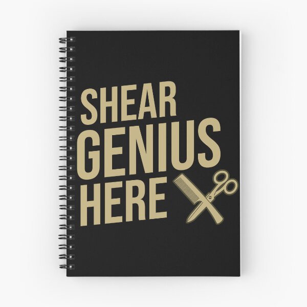 Item preview, Shear Genius Here Barber Quote designed and sold by DomTeesHaven.