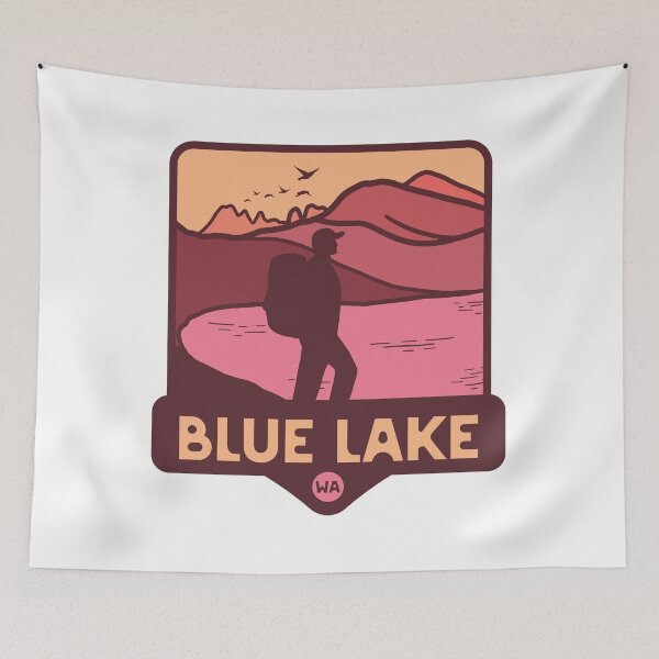 Item preview, Blue Lake – Washington hiker designed and sold by Moritz Schwäble.