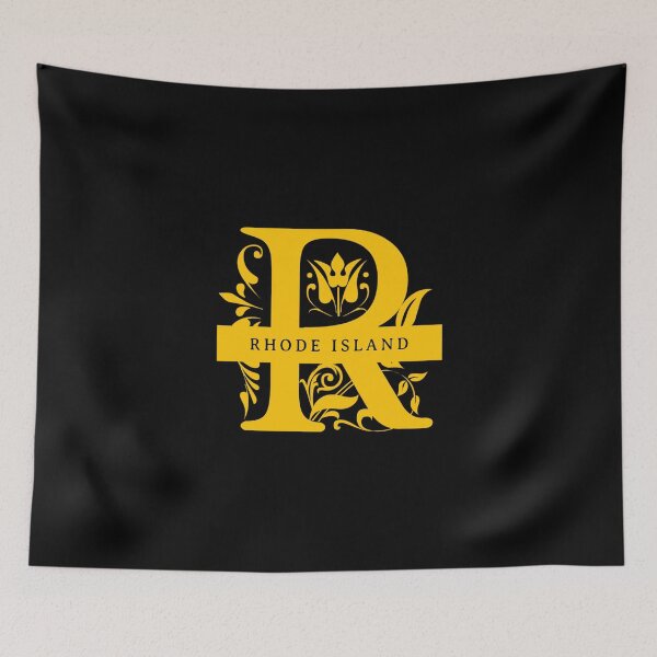 Item preview, Rhode Island State Split Letter Monogram designed and sold by US States Merch.