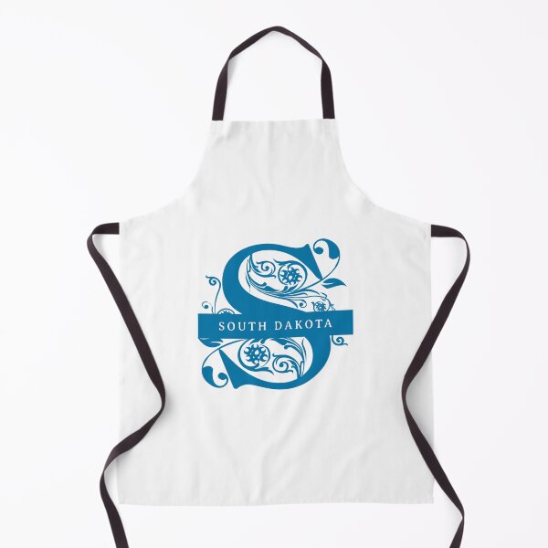 Item preview, South Dakota State Split Letter Monogram designed and sold by US States Merch.