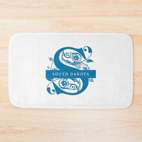 Item preview, South Dakota State Split Letter Monogram designed and sold by US States Merch.