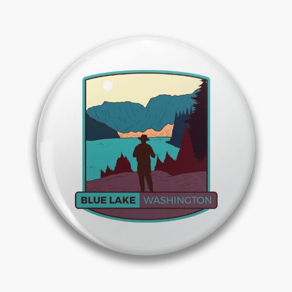 Item preview, Blue Lake – Washington hiker designed and sold by Moritz Schwäble.