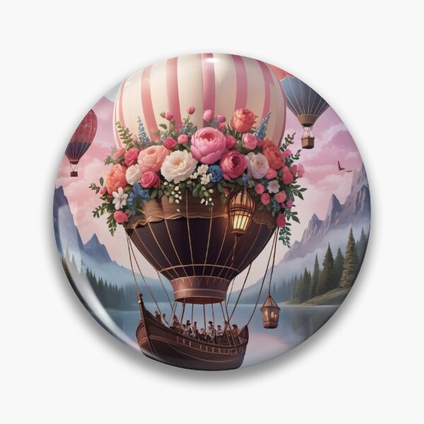 Item preview, Travel in a Flower Balloon designed and sold by M-Y-A-R-T-.