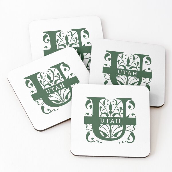 Item preview, Utah State Split Letter Monogram designed and sold by US States Merch.