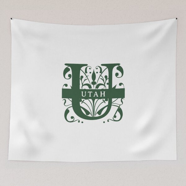 Item preview, Utah State Split Letter Monogram designed and sold by US States Merch.