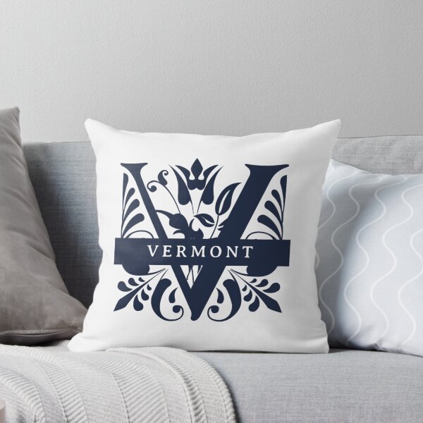 Item preview, Vermont State Split Letter Monogram designed and sold by US States Merch.
