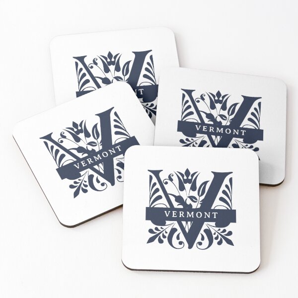 Item preview, Vermont State Split Letter Monogram designed and sold by US States Merch.