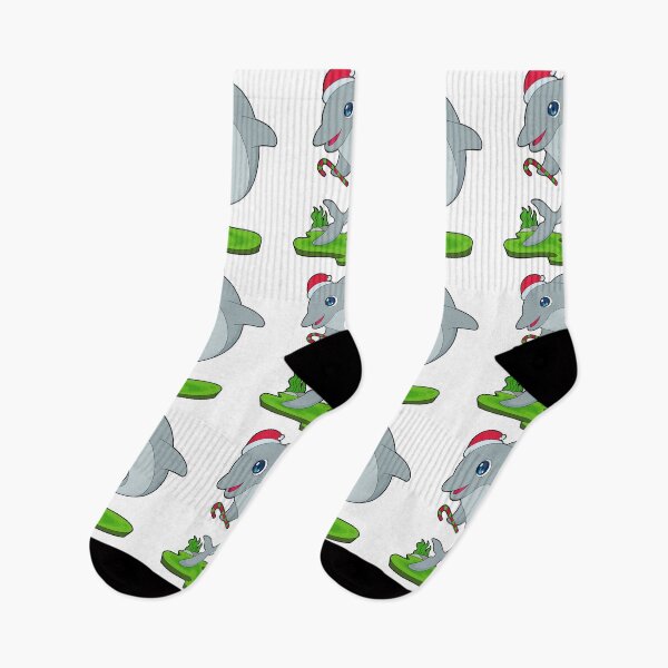 Item preview, Dolphin Christmas Candy cane designed and sold by Snabdesign84.