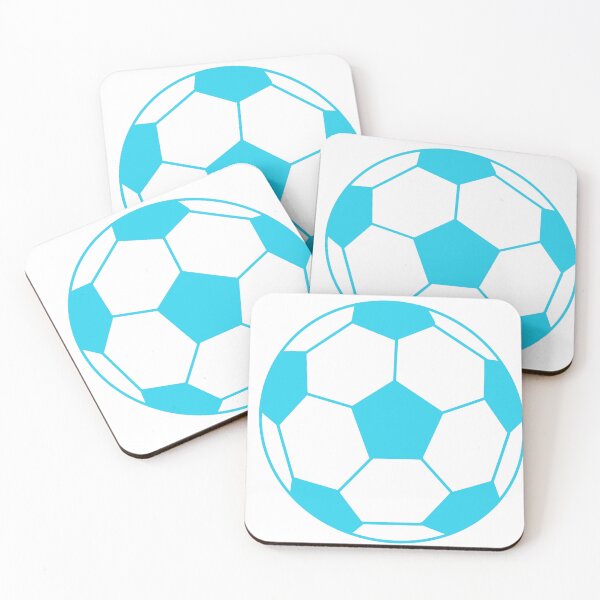 Item preview, Soccer Ball Bright Blue designed and sold by Whylimecreates.