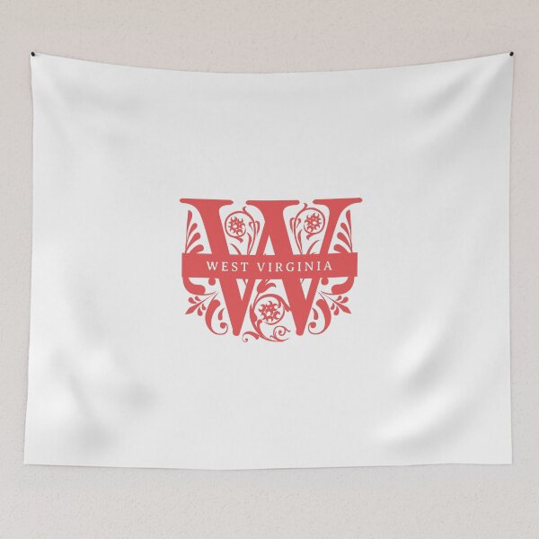 Item preview, West Virginia State Split Letter Monogram designed and sold by US States Merch.