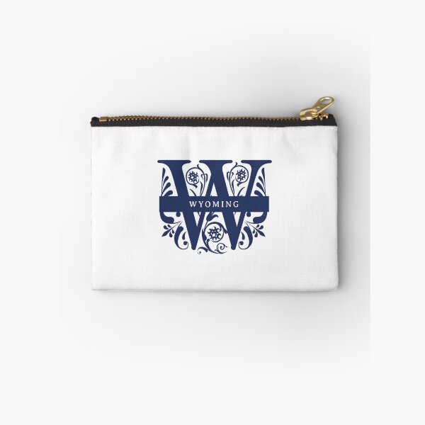 Item preview, Wyoming State Split Letter Monogram designed and sold by US States Merch.