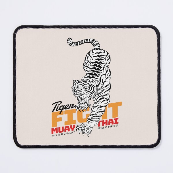 Item preview, Vintage Muay Thai Fight Tiger Pain is Temporary Pride is Forever designed and sold by KewaleeTee.