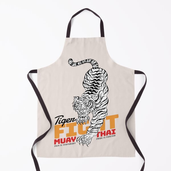Item preview, Vintage Muay Thai Fight Tiger Pain is Temporary Pride is Forever designed and sold by KewaleeTee.