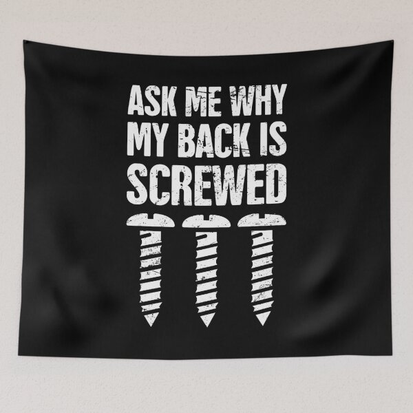 Item preview, Funny Get Well Gift - Spinal Fusion Back Surgery designed and sold by Jam Jar.