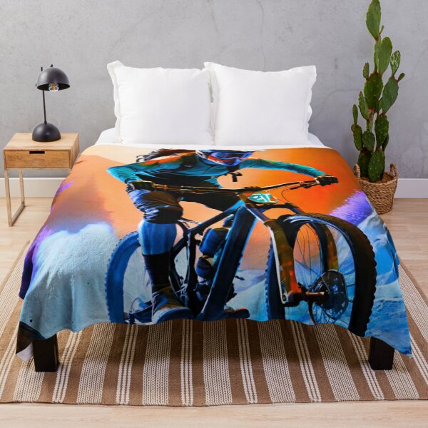 Item preview, Forest Fury: MTB Session in Orange and Blue designed and sold by GrizzlyCollective.