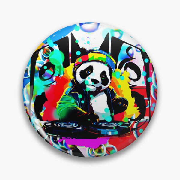 Item preview, DJ Panda  designed and sold by DEZINOMANIA.