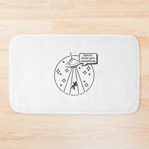 Item preview, Alien Abduction Funny Cartoon Sci Fi Gotta Show You Something designed and sold by wolfkin-design.