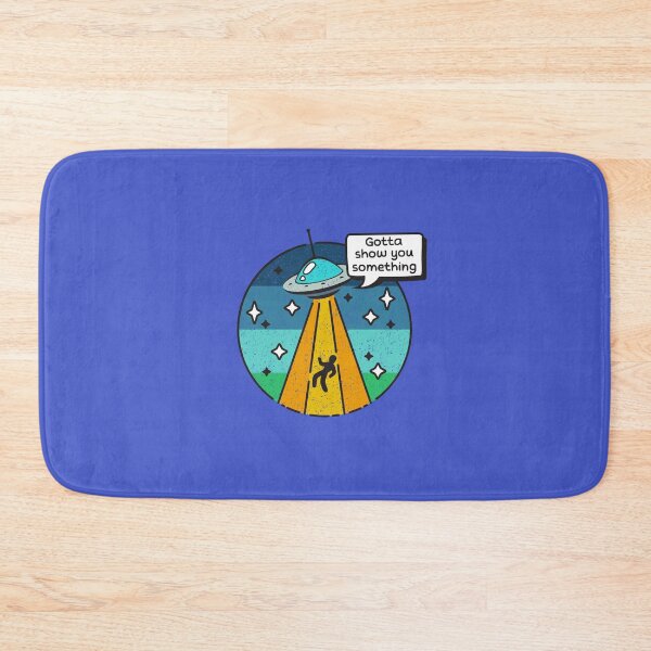 Item preview, Color Alien Abduction Funny Cartoon Sci Fi Gotta Show You Something designed and sold by wolfkin-design.