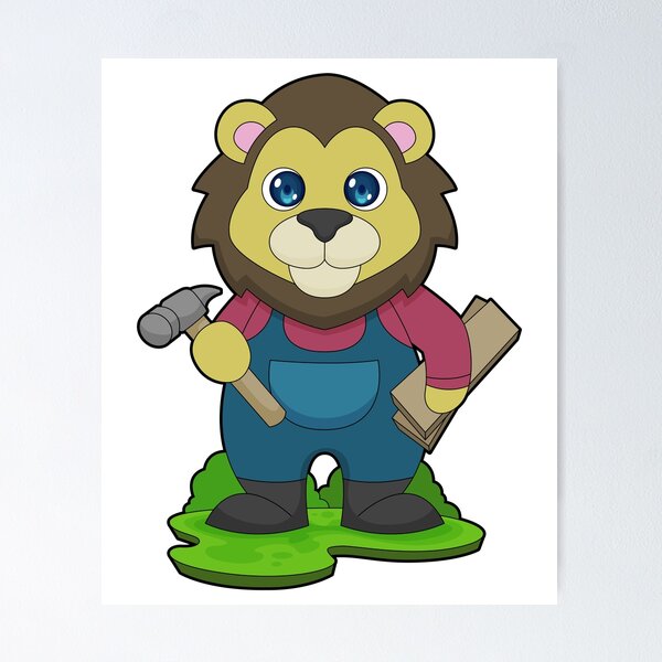 Item preview, Lion Carpenter Wood Craft designed and sold by Snabdesign84.