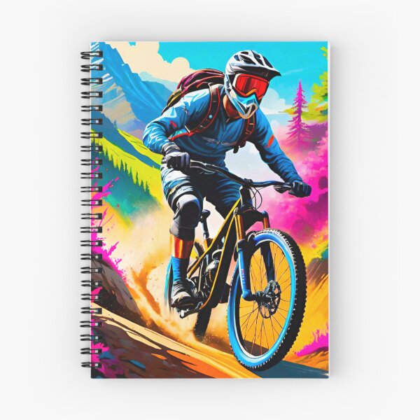 Item preview, Trailblazing Champion: MTB Racer designed and sold by GrizzlyCollective.