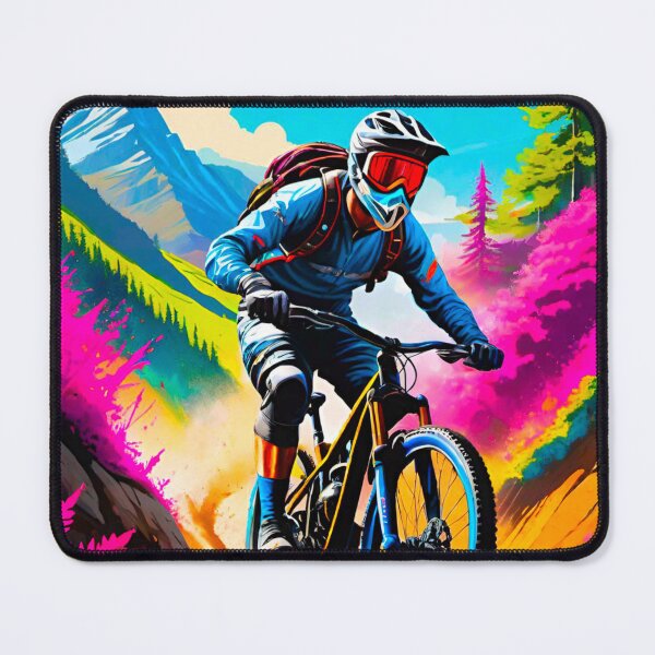 Item preview, Trailblazing Champion: MTB Racer designed and sold by GrizzlyCollective.