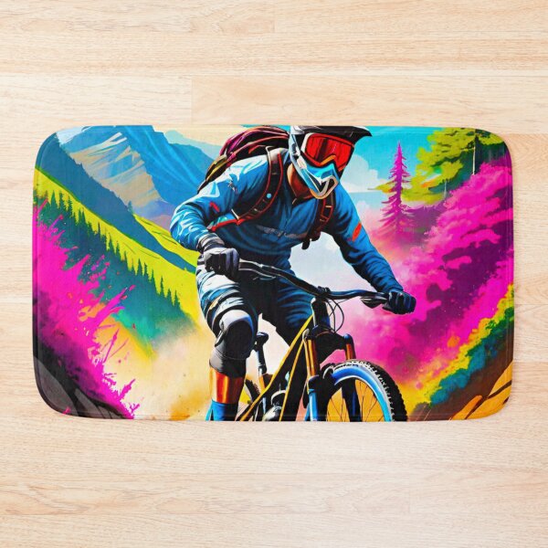 Item preview, Trailblazing Champion: MTB Racer designed and sold by GrizzlyCollective.