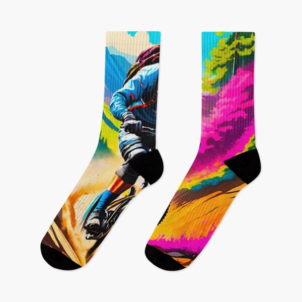 Item preview, Trailblazing Champion: MTB Racer designed and sold by GrizzlyCollective.