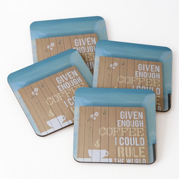 Item preview, Given enough coffee I could rule the world designed and sold by Nabthat.