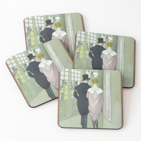Item preview, Art Deco man and Woman - Marcello Dudovich designed and sold by Vintage Designs +.
