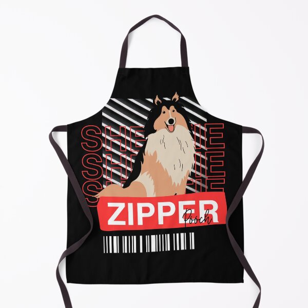 Item preview, Sheltie Zipper Pooch classic t shirt design designed and sold by NCNGDESIGN.