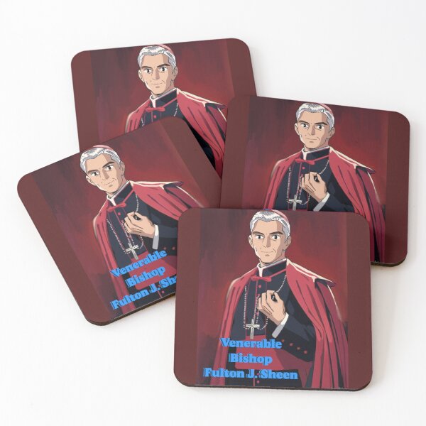 Item preview, Venerable Bishop Fulton J. Sheen designed and sold by HappyRandomArt.