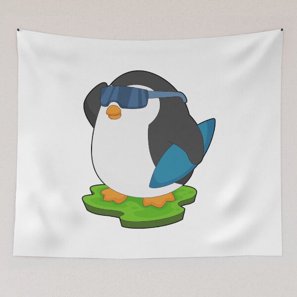 Item preview, Penguin Surfer Surfboard designed and sold by Snabdesign84.