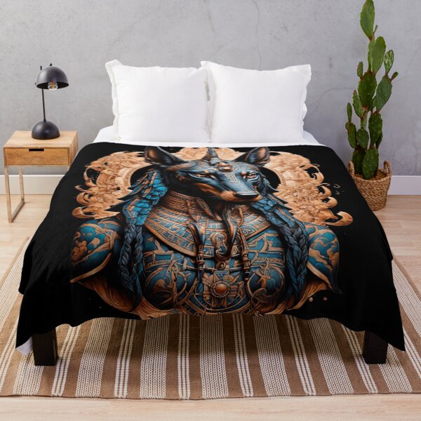 Item preview, Anubis' head with patterns. designed and sold by Sopilka.
