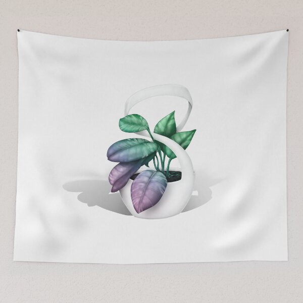 Aperçu de l'œuvre Rainbow Hue Plante d'intérieur créée et vendue par Potatopug Studio.