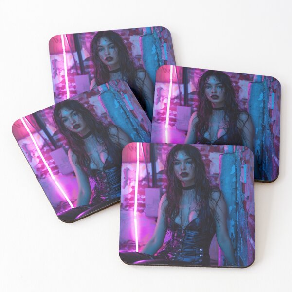 Item preview, Cyberpunk Femme in Urban Night designed and sold by palmyst.
