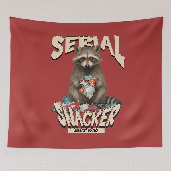 Item preview, Serial Snacker Racoon designed and sold by oddfolio.