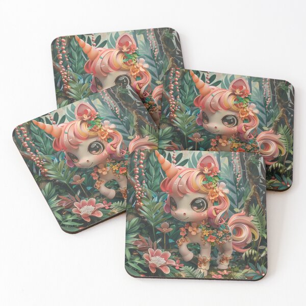 Item preview, Tropical Unicorn in a Lush Forest designed and sold by palmyst.