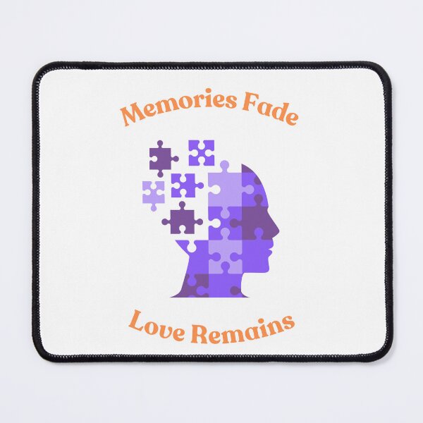 Item preview, Enduring Affection: ‘Memories Fade, Love Remains’ Alzheimer’s Awareness T-Shirt designed and sold by 519xdesign.
