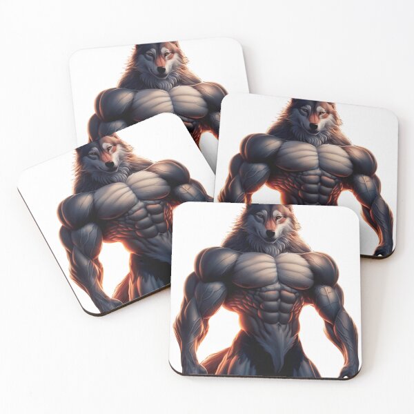 Item preview, Muscle wolf designed and sold by Almasrigroup.