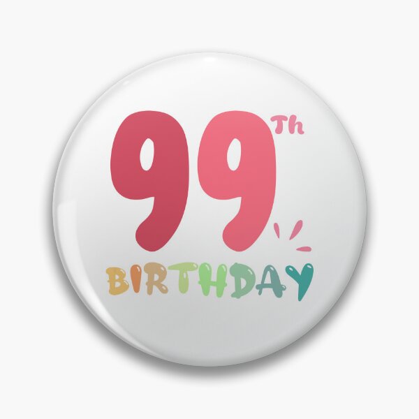 Item preview, Happy 99th Birthday designed and sold by SimpleP.