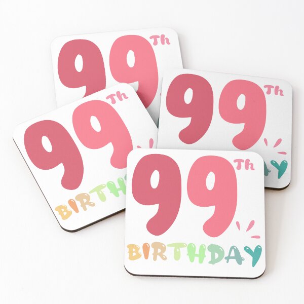 Item preview, Happy 99th Birthday designed and sold by SimpleP.