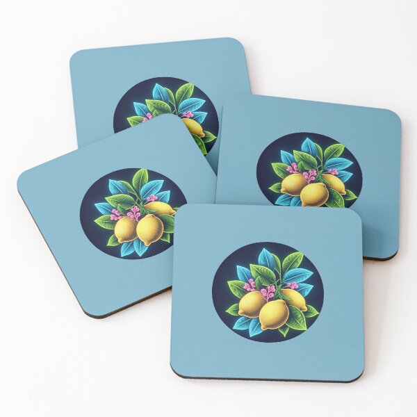 Item preview, Lemons Neon Illustration  designed and sold by JoyPhotoArt.